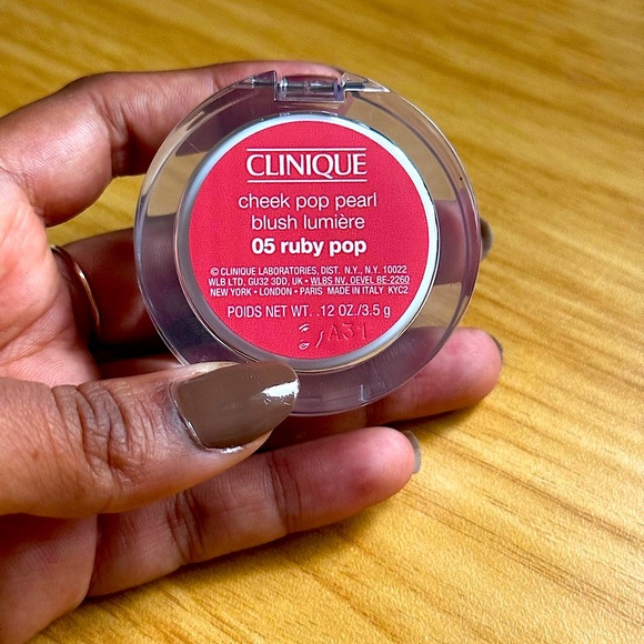 Clinique Cheek Pop Pearl Blush Lumière - Ruby Pop - Picture 2 of 4